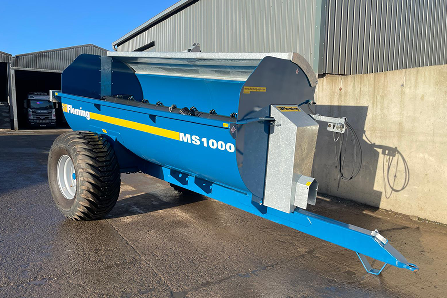 Fleming MS1000 agricultural machine available at R&L Miller Ltd, specialists in machinery sales in Ayrshire.