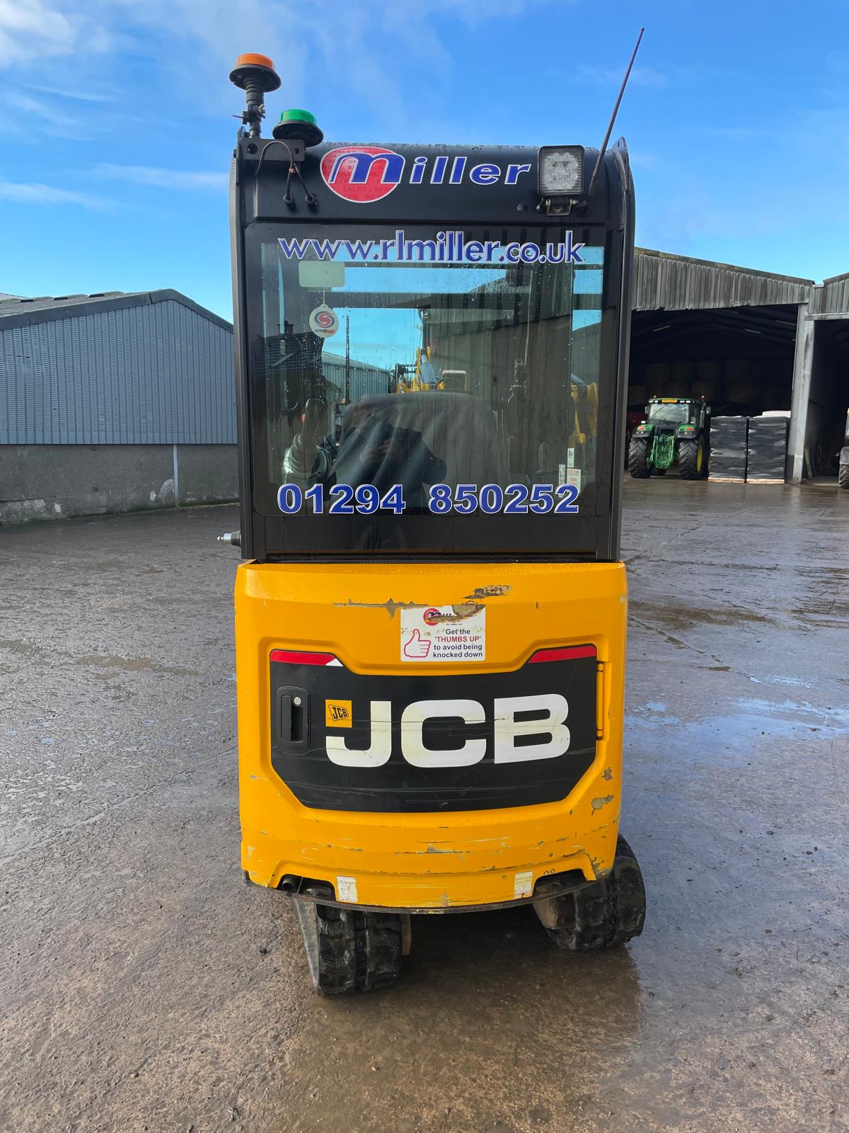 JCB 19C tracked mini excavator