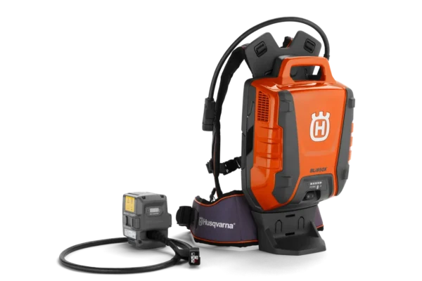 Husqvarna BLi950X Backpack Battery with Harness – high-capacity battery for professional outdoor equipment, available in Ayrshire.