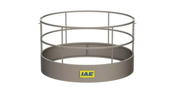 Circular ring feeder designed for horned sheep, available at R and L Miller, Ayrshire