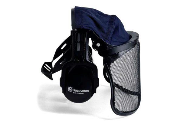 Husqvarna Ear Defenders with Mesh Visor & Top Cover - Image 2