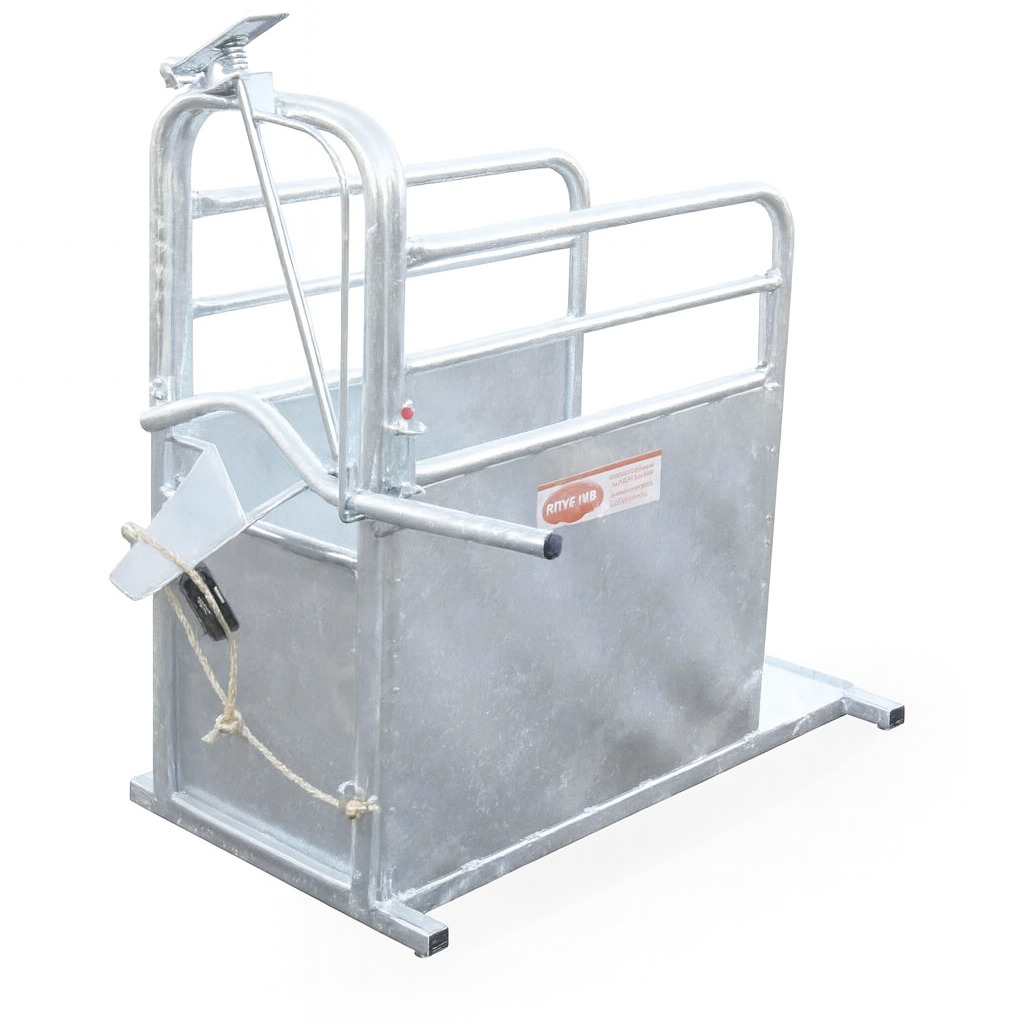 Calf Dehorning Crate, Hot-Dip Galvanised Finish