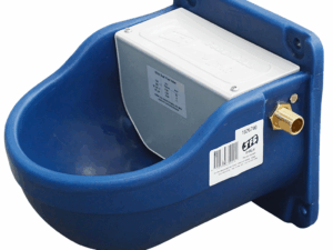 DBL4 Micro Drink Bowl, Blue with Brass Valve