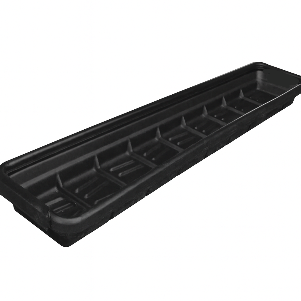 JFC FB5 sheep footbath with 2.4 metre ribbed base – durable livestock hygiene trough from R and L Miller Ayrshire.