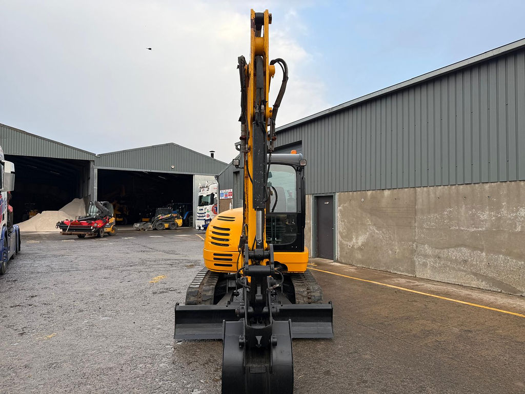 JCB 8025 excavator rear view