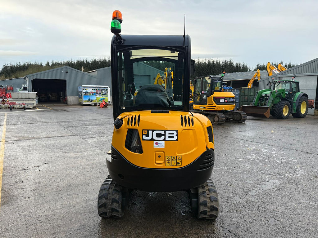 JCB 8026 CTS excavator rear view