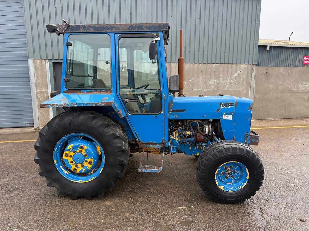 Massey Ferguson industrial tractor rear view