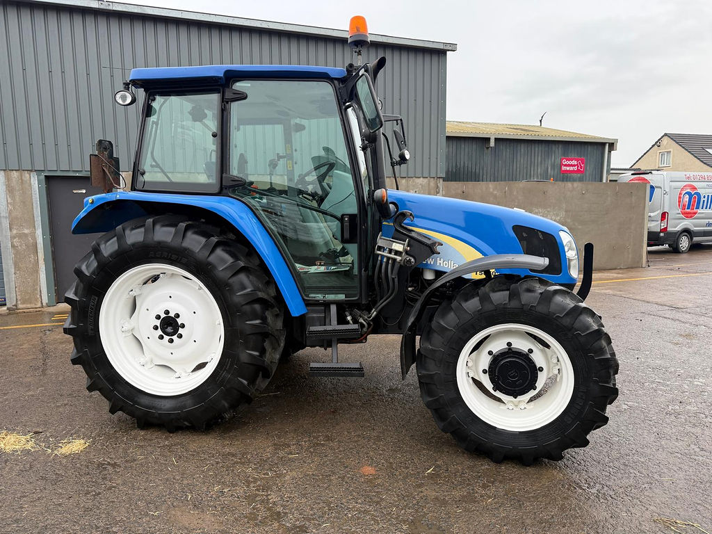 New Holland T5050 tractor side view