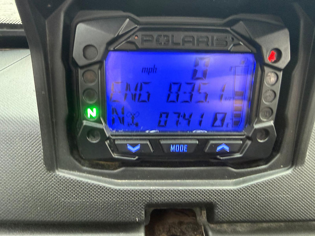 Polaris Ranger diesel UTV dashboard and cab