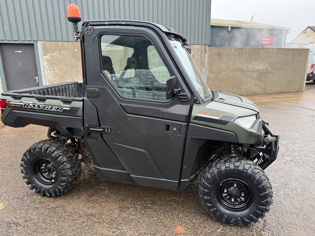 Side view of used Polaris Ranger Diesel UTV at R & L Miller Ayrshire