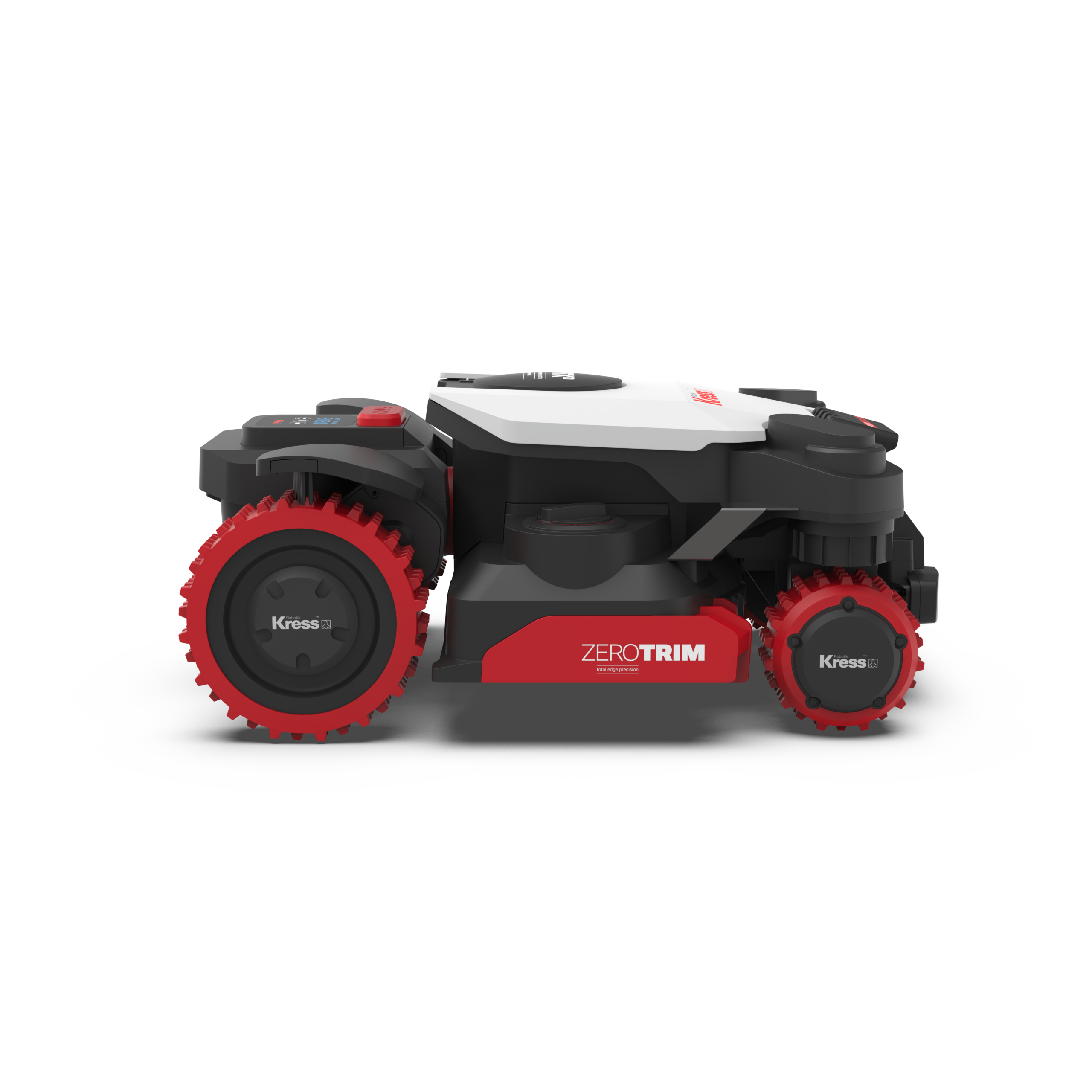Kress robotic mower on lawn