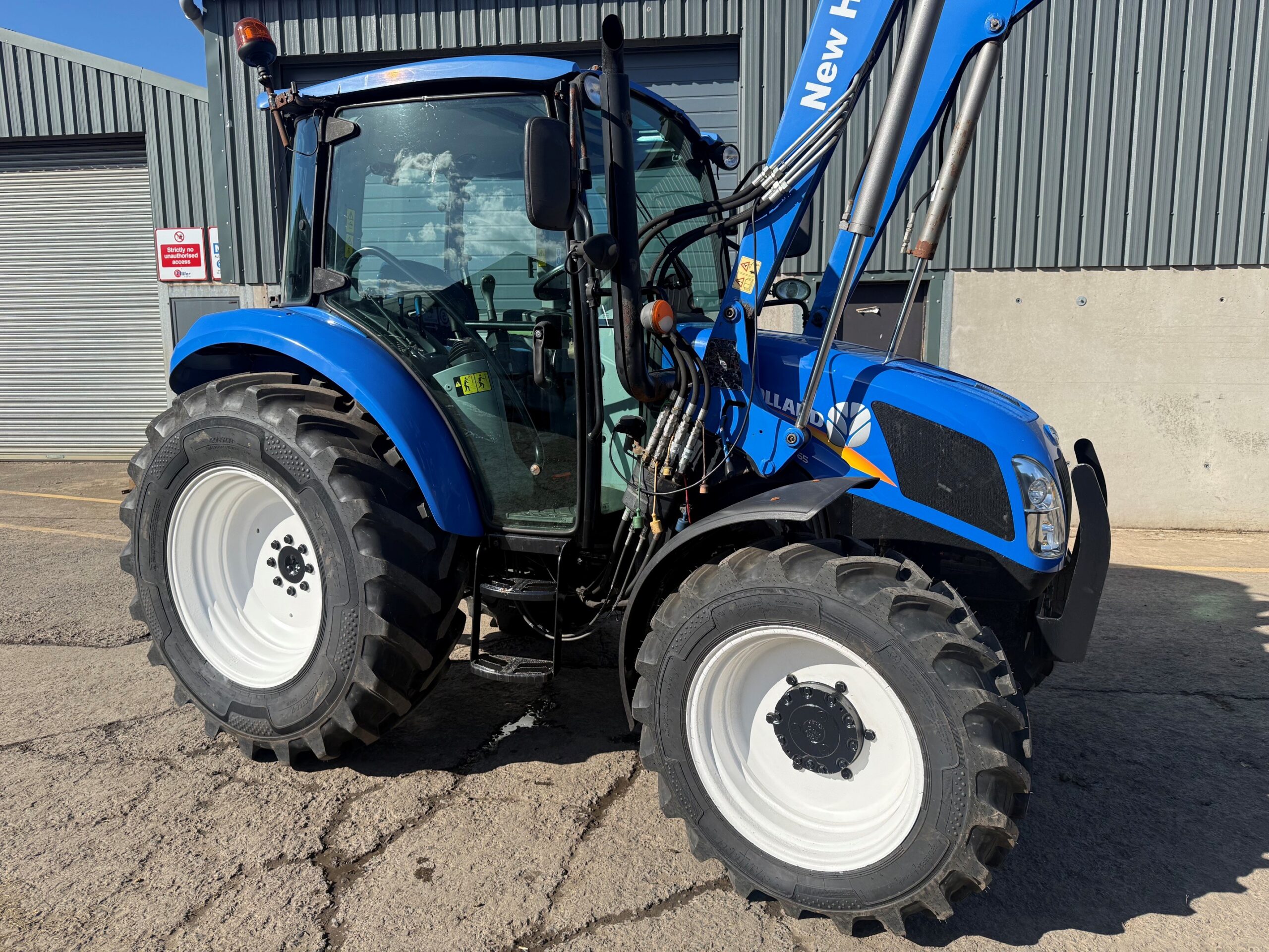 New Holland T4.65 tractor side view