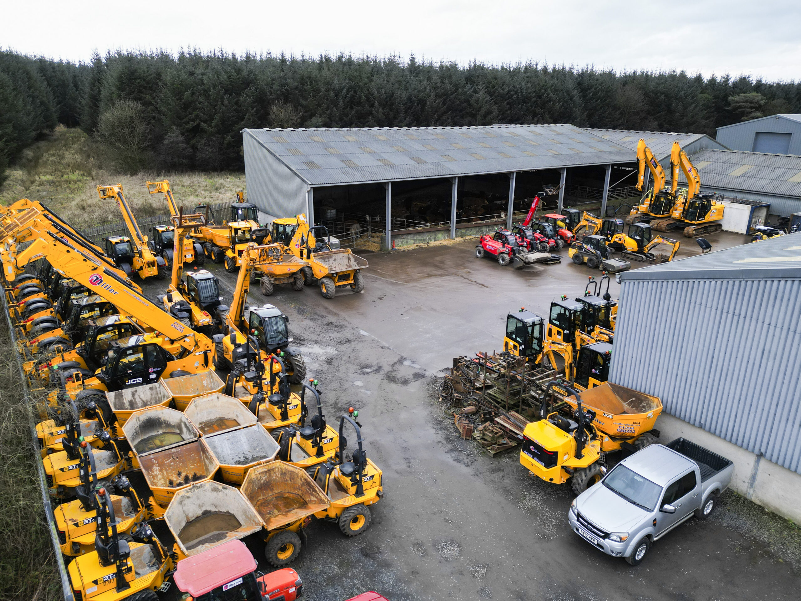 Plant hire and machinery at R & L Miller Ayrshire