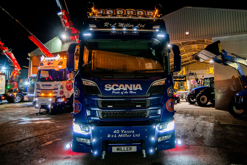 R and L Miller specialist haulage Scotland