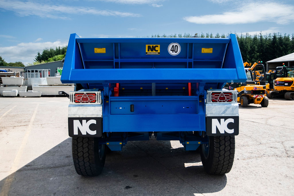 NC 314 dump trailer rear view