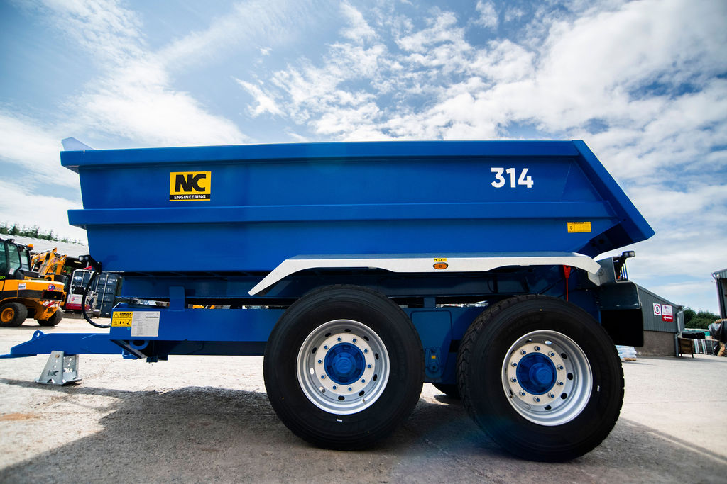 NC 314 dump trailer side view