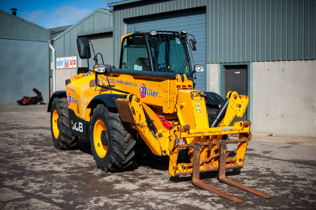Used JCB 535-125 Loadall telehandler angled front view